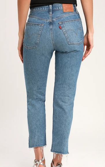 Levi's Denim - Levis 501 High Rise Straight Cropped Jean Womens NEW